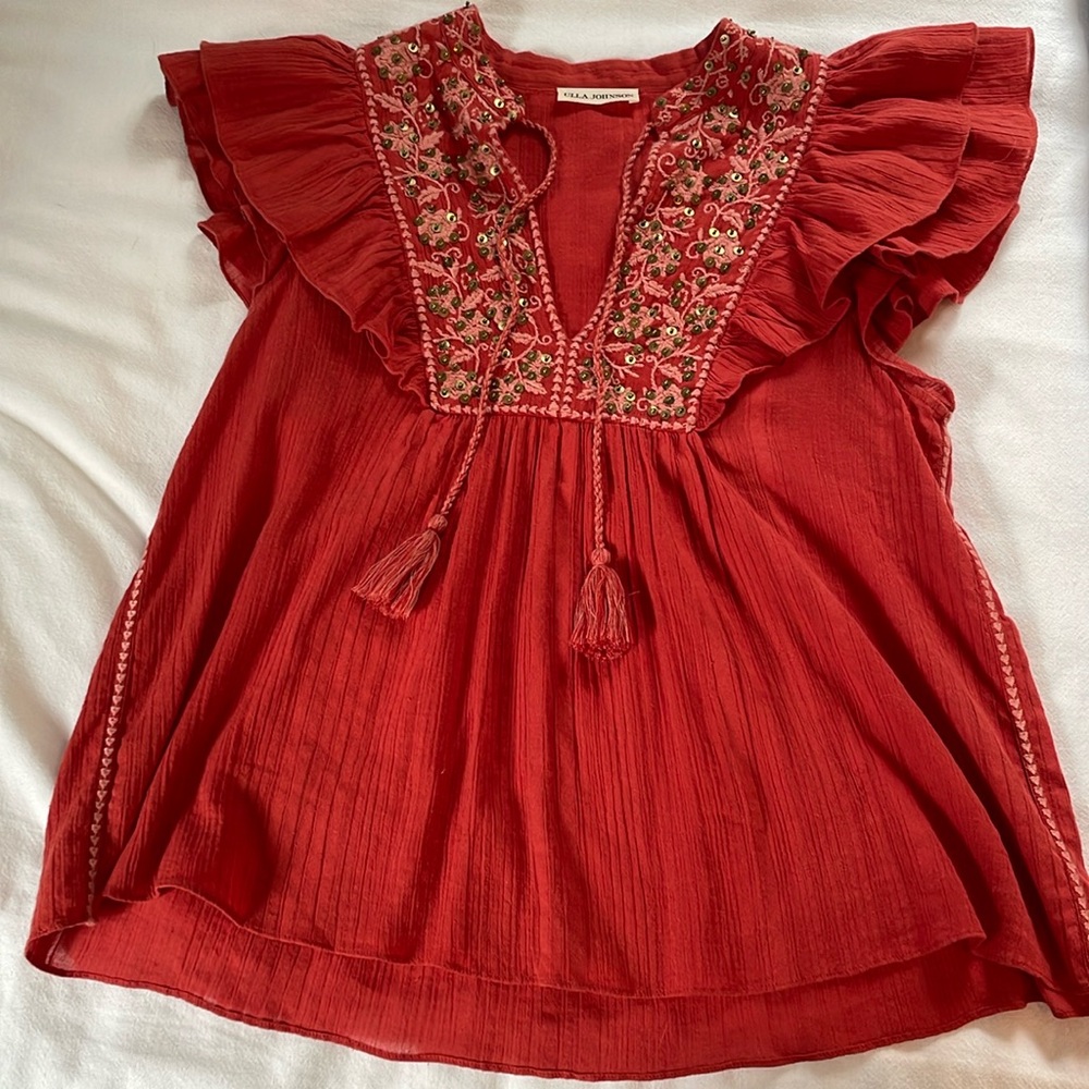 Ulla Johnson Coral Blouse